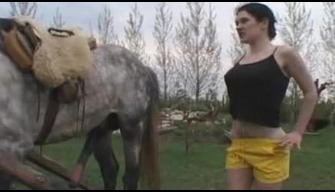 Zoo porn videos girls with a horse on the farm watch sex online